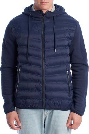 Michael Kors Galway Mens Padded Winter Jacket MC61714 - Blue - Size Medium