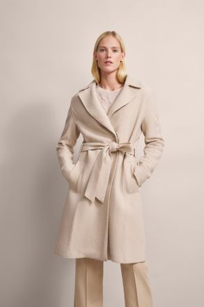 Bugatti Damen Wollen trenchcoat met reverskraag