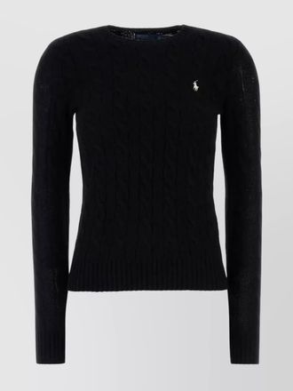 Polo Ralph Lauren cashmere wool cable-knit crewneck jumper
