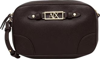 A|X Armani Exchange Polly Crossbody Bag - Dames - Schoudertassen - Bruin - ONE Size - Leer - Tassen