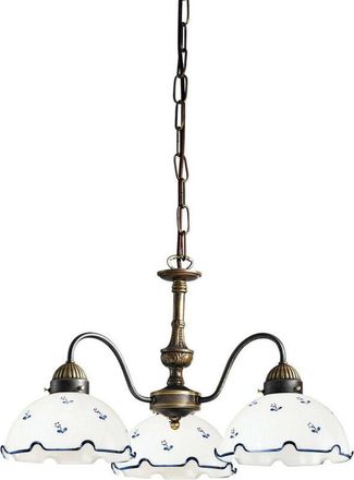 Kolarz Kolarz - Nonna - L&aacute;mpara De Ara&ntilde;a Con 3 Brazos, Estilo Caba&ntilde;a, Lat&oacute;n Envejecido Mate, 3x E27