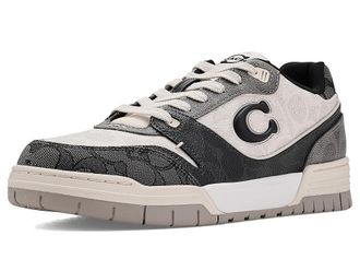 Coach Soho Sneakers In Mixed Signature Womens Shoes Black/Chalk : 9.5 M, Canvas
