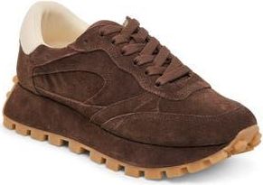 Dolce Vita Tricia Sneaker in Dark Brown Suede at Nordstrom Rack, Size 6.5