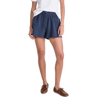 Vineyard Vines Kids Garment Dyed Cotton Sweat Shorts in Nautical Navy at Nordstrom, Size Medium