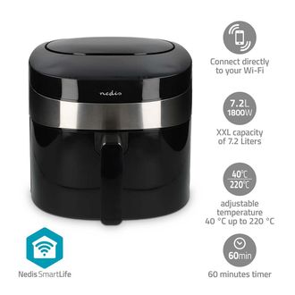 Nedis Freidora De Aire Smart Life - Wi-fi - Negra - Kaaf180bkw - Nedis
