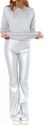 Show me your Mumu Nashville Pull On Flare Pant In Silver