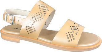 Frau Schoenen, Dames, Bruin, 36 EU, Stijlvolle Sandaal Schoenen