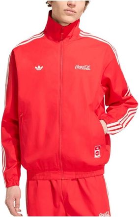 adidas Classic Sport Firebird Trainingsjack - Heren - Trainingsjackets - Rood - XL - Katoen - Fitness