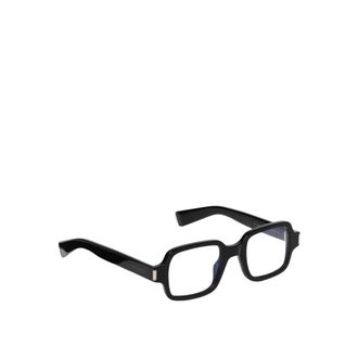 Saint Laurent Glasses, male, Black, ONE SIZE, Modern Square Acetate Optical Frames
