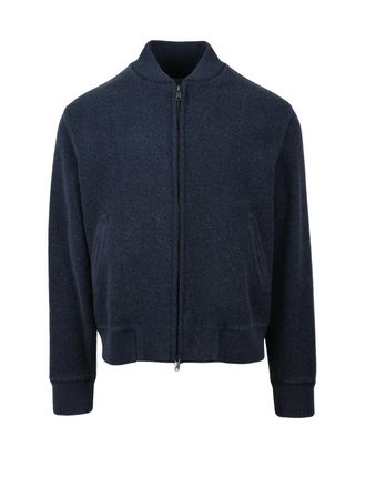 Circolo 1901 Modern Lightweight Jacket With Ribbed Cuffs And Zip Closure