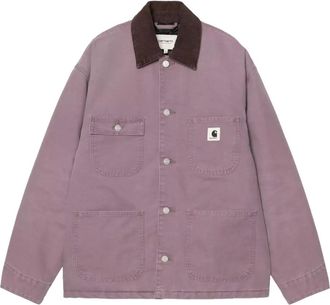Carhartt Work in Progress OG Michigan corduroy-collar jacket - Pink