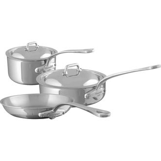 Bloomingdale's MCook Stainless Steel 5 Piece Cookware Set in Silver at Nordstrom