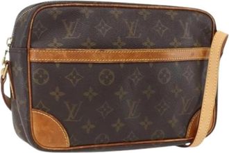 Louis Vuitton Pre-owned Canvas Cross Body Bag - Dames - Vintage Schoudertas - Bruin - ONE Size - Vintage