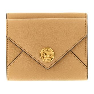 Chlo&eacute; Cartera peque&ntilde;a plegable tipo sobre - Accessories - Mujer - Marr&oacute;n - ONE SIZE