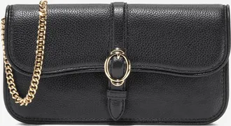 Cole Haan Womens Alexandria Wallet On A Chain - Black