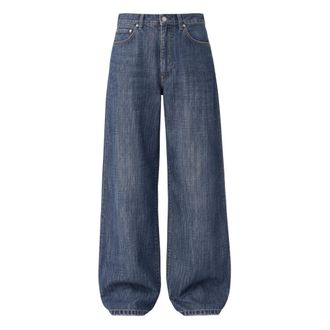 Meimeij Barrel Pant - Dames - Jeans - Blauw - Maat: XS Katoen