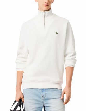 Lacoste Mens Lacoste Mens Sweatshirt High Neck Jumper - White - Size: 42