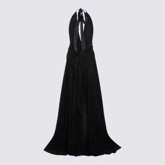 Blumarine Womens Dresses Black _vi
