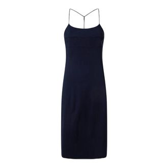 Calvin Klein Crossback Slip Dress - Dames - Korte kleedjes - Zwart - S - Kleedjes