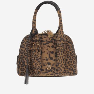 Pinko Womens Mini Escape Suede Leather Handbag Handbags Hand Bags