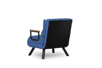 Les Tendances Sill&oacute;n Cama, Sof&aacute; Cama, Asiento Individual, Cama De Invitados Sofa-bed Azul