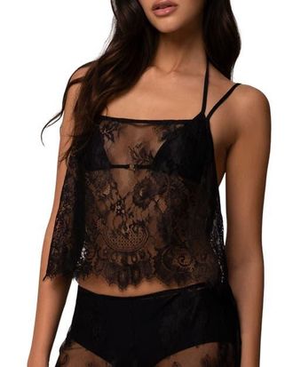 Kiki De Montparnasse Sabine Cami in Black at Nordstrom, Size X-Small