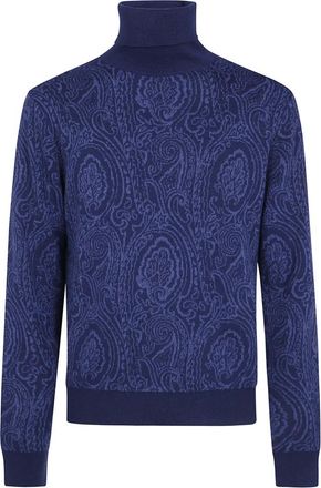 Etro Coltruien - Heren - Coltruien - Blauw - M - Truien & Vesten