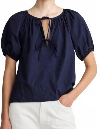 Apiece Apart Amalie Tie Top In Midnight