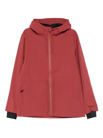 Rains zip-fastening coat - unisex - Polyester - M - Red