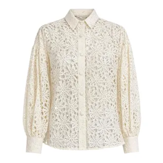 Actualee Dames, Blouses & Shirts, Beige, Maat: M