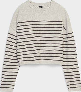 Icone Womens Thick knit cropped sweater