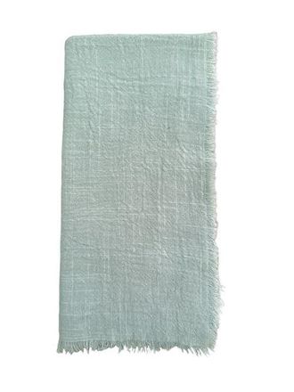 Anaya with Love Cotton Gauze Fringe Napkins- Set of 4 in Mint Green at Nordstrom
