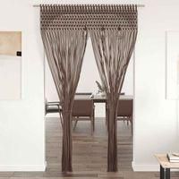 OEM Cortina De Macram&eacute; Color Topo, 140x240 Cm, Algod&oacute;n - Crezuo