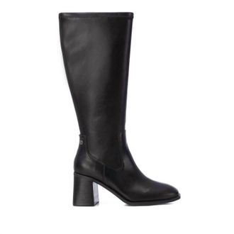 Xti Womens Faux Leather Boots In Black