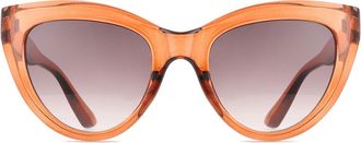 SmartBuy Collection Cat Eye Full Rim Plastic Womens Prescription Sunglasses Brown Size 54 - SmartBuy Collection