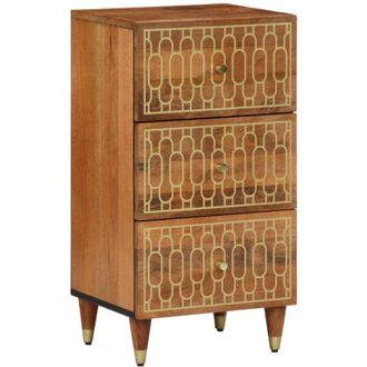 vidaXL Side Cabinet 40x33x75 cm Solid Wood Mango vidaXL