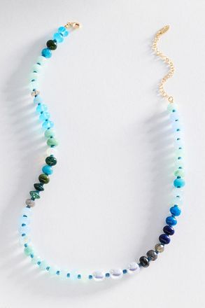Anthropologie Rainbow Stone Necklace
