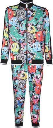 Philipp Plein Katoenen Trainingspak Set - Heren - Trainingspakken - Veelkleurig - 2XL - Katoen - Fitness