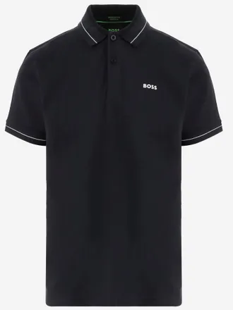 HUGO BOSS poloshirt van stretchkatoen
