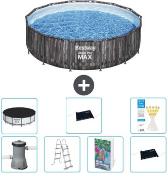 Bestway Piscina Bestway Steel Pro Max Redonda - 427x107 Cm - 8-piezas S562