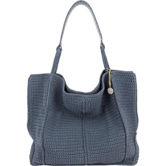 The Sak Los Feliz Large Tote Leather Bag in Maritime Crochet at Nordstrom