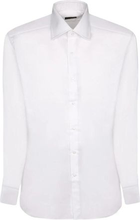 Dell'Oglio Formal Shirt - Heren - Zakelijke Overhemden - Wit - L - Overhemden