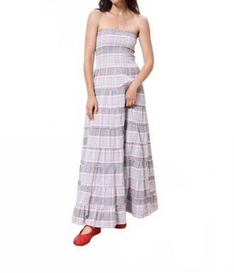 FRNCH Dalel Maxi Dress In Blue