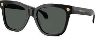 Versace Gb 187 Zonnebril - Dames - Zonnebrillen - Zwart - 55 MM - Accessoires