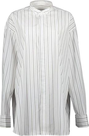 Ami Dames, Blouses & Shirts, Wit, Maat: XS Katoen