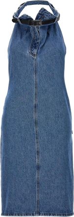 Coperni Womens Belt Halter Neck Dress