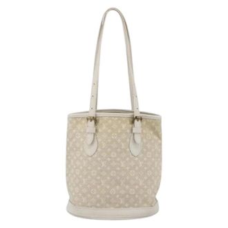 Louis Vuitton Pre-owned Bucket Bags, female, Beige, Size: ONE SIZE Pre-owned Petit Bucket Bag