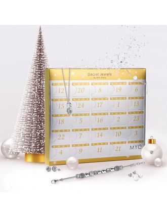 MYC-Paris Adventskalender 13 juwelen en 11 parels - Oostenrijks Kristal