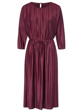 Reken Maar Plisseekleid REKEN MAAR Bordeaux