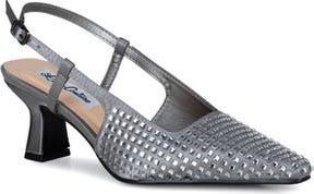 Lady Couture Shananr Slingback Pump in Pewter at Nordstrom Rack, Size 12